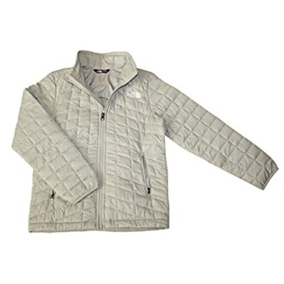 The North Face Youth Thermoball Quilted Lightweight Jacket Grey NWT MSRP $120 - Picture 1 of 6
